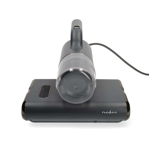 NEDIS Aspirateur de matelas MCCD250GY - 500W - Lumi&egrave;re UV-C - Brosse rotative - Filtration HEPA - Gris fonc&eacute;