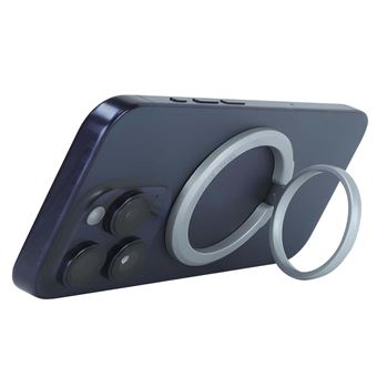 Anneau Stand Magnétique pour MagSafe avec Fonction Support Rotatif Jaym Argent - 1