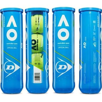 Dunlop - Balles De Tennis Australian Open - Bipack 2 Tubes 4