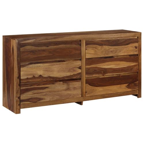 vidaXL Meuble à tiroirs Bois massif de Sesham 160 x 40 x 80 cm