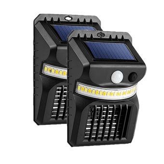 Lampe Solaire Extérieure Philips Avec Détecteur De Mouvement - 258 LED, 800 Lumens, 3 Modes, étanche, Pour Jardin, Allée, Garage