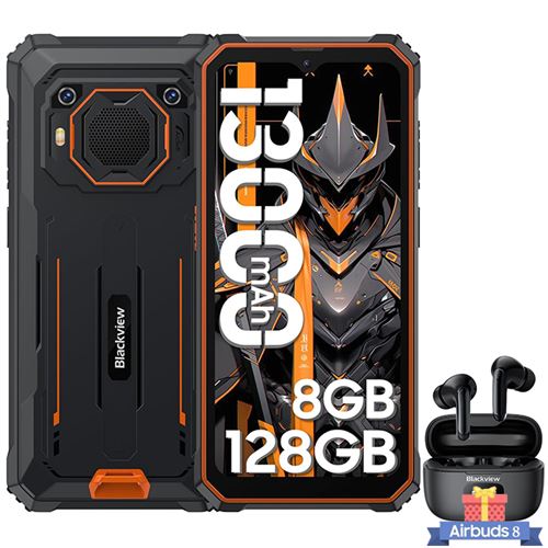 Smartphone BLACKVIEW BL5000 5G - 8Go + 128Go 6,36 Android 11 - 16MP + 16MP 4980mAh - Orange - Version Internationale