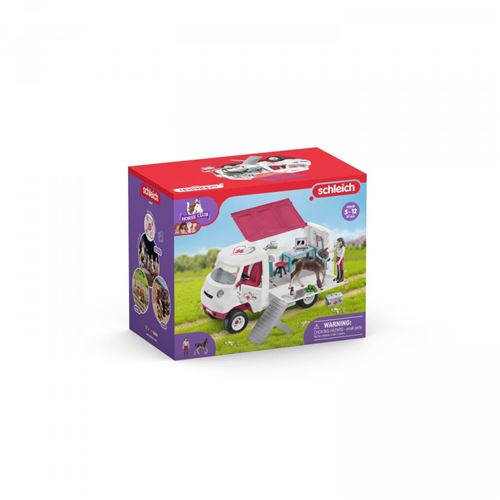 Schleich Vétérinaire mobile avec poulain hanovrien figurine de jeu pour enfants - Image 3