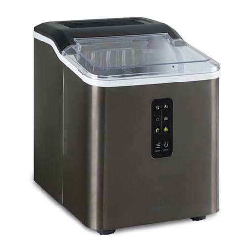 Machine À Glaçons - Klarstein Albaron - Distributeur De Glaçons - 12Kg/24H - 1,5L - Acier Inoxydable - Gris