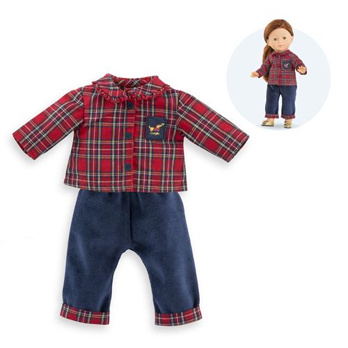 Non Communiqué Noir Ensemble Homewear 2 Pièces Corolle En Fêtes Pour Poupée Ma Corolle