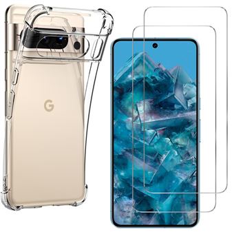 Coque Antichoc Rose avec Support et Protection Lentille pour Google