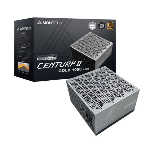 Non Communiqué Alimentation Atx - Montech - Century Ii - 850 W - 80 Plus Gold - Modulaire