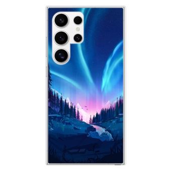 Coque en silicone - Compatible Samsung Galaxy S24 Ultra - design tombee de nuit - 1