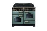 PIANO DE CUISSON CLASSIC DELUXE TAB IND 110 CM VERT MINERAL MAT LAITON