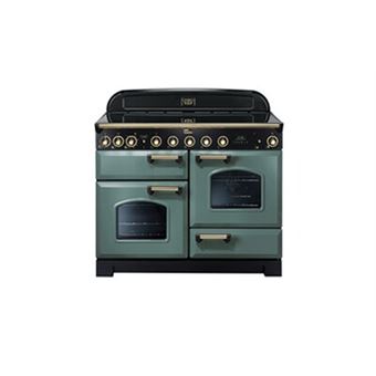 PIANO DE CUISSON CLASSIC DELUXE TAB IND 110 CM VERT MINERAL MAT LAITON