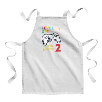Fabulous Tablier Enfant Cuisine Level Up! Unlocked 2 - Qualité Premium 100% Coton - 1