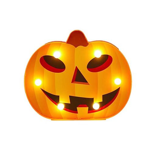 Non Communiqué Lampe À Poser Halloween Citrouille 16.5*19.5Cm