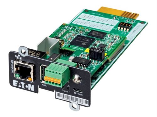 Eaton INDGW-M2 - Carte de supervision distante - mini emplacement - pour P/N: FX310001AAA1