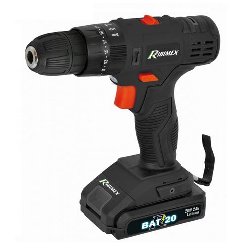 Non Communiqué Noir Perceuse Visseuse 20V Ribimex Prbat20/P