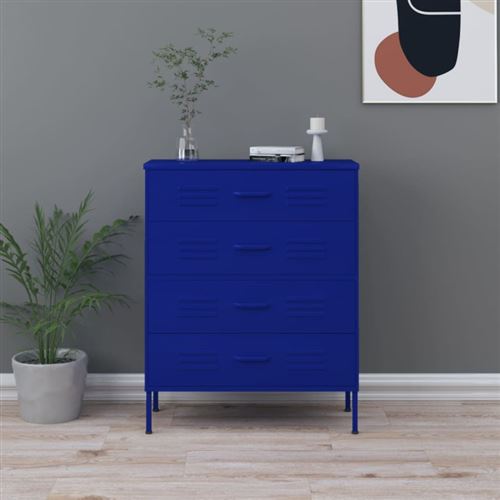 Vidaxl Bleu - Commode Marine Acier - Image 2