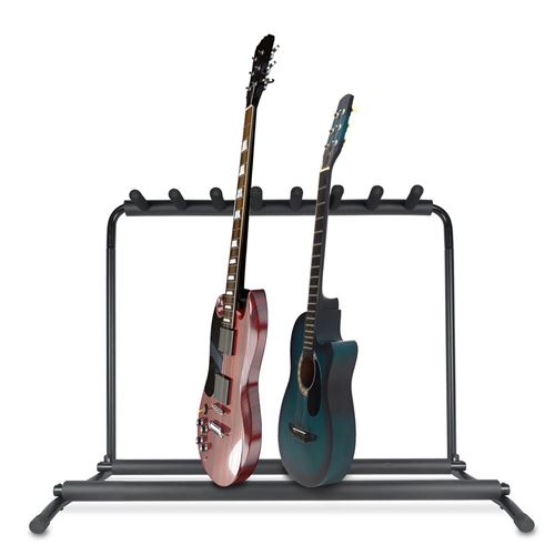 Support Guitare - Pyle - jusqu'à 7 guitares - Noir