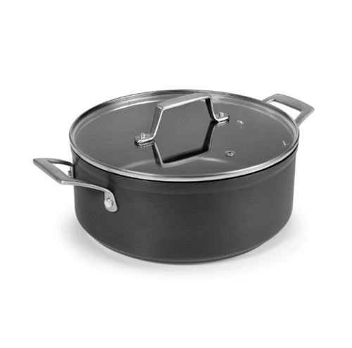 Lacor faitout aluminium 28cm avec couvercle - 48028