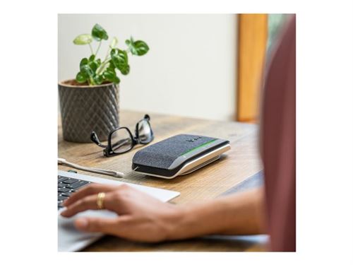 Poly Sync 20 - Haut-Parleur Intelligent - Bluetooth - Filaire, Sans Fil - Usb-C - Noir - Certifié Zoom