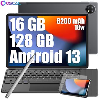 23€ sur Oscal Pad 16 Tablette Tactile Android 13 10,51 16Go+128Go/SD 1To  8200mAh 13MP+8MP 5G Wifi Stylet Gratuit Bleu Avec Clavier K1 - Tablette  tactile - Achat & prix