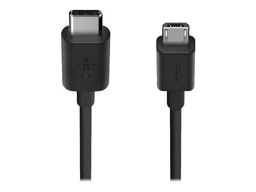 Belkin - Câble USB - Micro-USB de type B (M) pour USB-C (M) - USB 2.0 - 1.83 m - noir