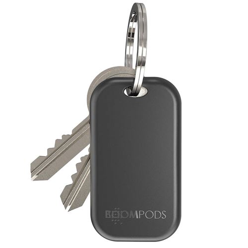 Meilleurs prix pour Tracker Compatible Find My Boomtag Smart Bluetooth 5.4 IP67 Boompods Noir