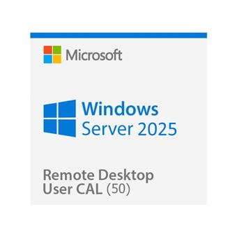 Microsoft Windows Server 2025 Remote Desktop Services (RDS) 50 user ...