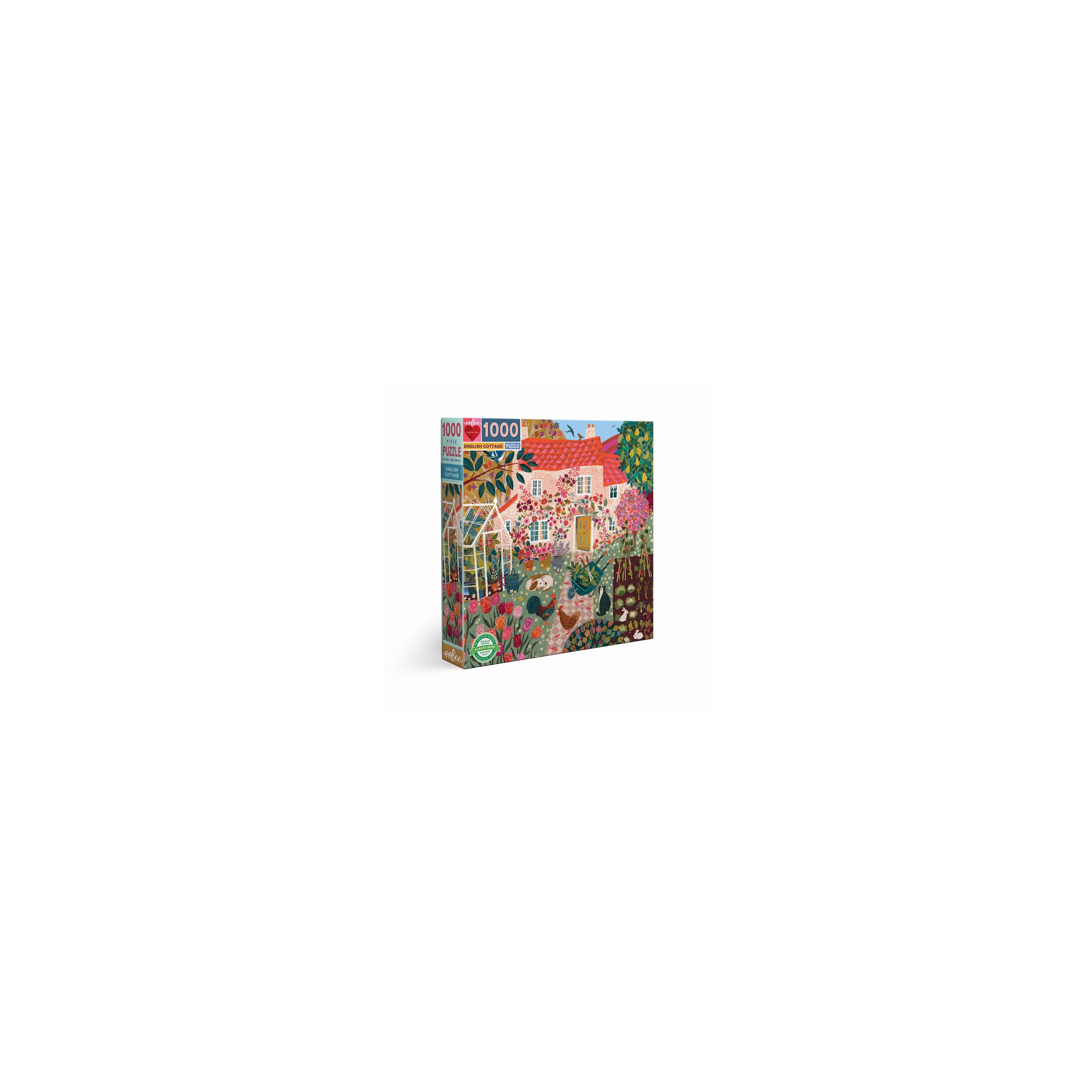 Puzzle Eeboo English Cottage 1000 pièces Puzzle Achat & prix fnac