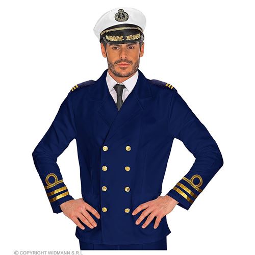 déguisement officier de marine homme - m - bleu - widmann 08582 - Déguisement  adulte - Achat & prix
