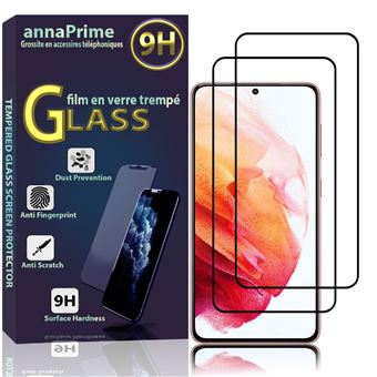 2 Pack Curved Verre Trempé Samsung Galaxy S21 (5G) (6.2), Vitre