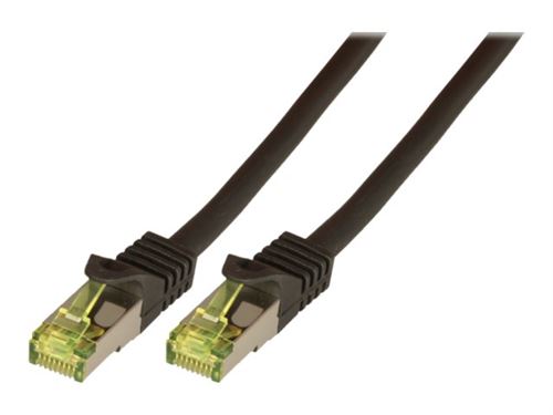 EFB-Elektronik - Cordon de raccordement - RJ-45 (M) pour RJ-45 (M) - 7.5 m - SFTP, PiMF - CAT 7 - démarré, sans halogène, moulé - noir