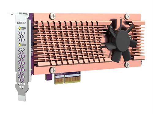 QNAP QM2-2P-344 - Contrôleur de stockage - M.2 - PCIe - profil bas - PCIe 3.0 x4 - pour QNAP QGD-1600