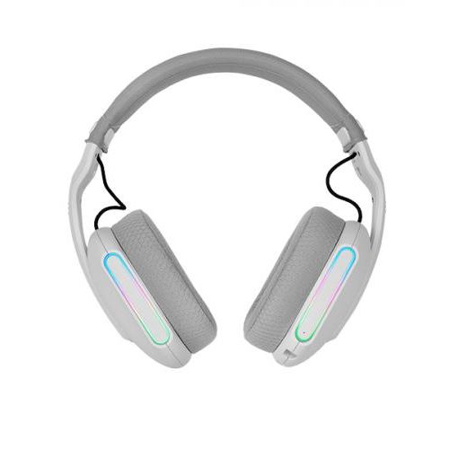 Mars Gaming MHW-PRO, Auriculares Gaming Inalámbricos ARGB Flow, Sonido 3D Envolvente 7.1, Bluetooth 5.3 + 2.4GHz + Jack 3.5mm, Diseño Ergonómico Ultraligero, Micrófono Dual, Multiplataforma, Cascos PC