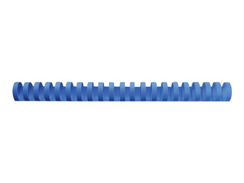GBC CombBind - 22 mm - 21 anneaux - A4 (210 x 297 mm) - 195 feuilles - bleu - 100 unités peigne de reliure en plastique - pour P/N: 2101435, 4400399, IB271106, IB271717