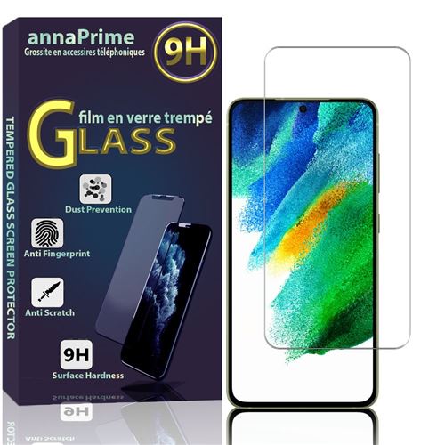 annaPrime - 1 Verre Trempé pour Samsung Galaxy S21 FE 5G 6.4 Protection  d'écran - TRANSPARENT (non compatible avec Galaxy S21 5G 6.2/ S20 FE 5G  6.5) - Protection d'écran pour smartphone - Achat & prix