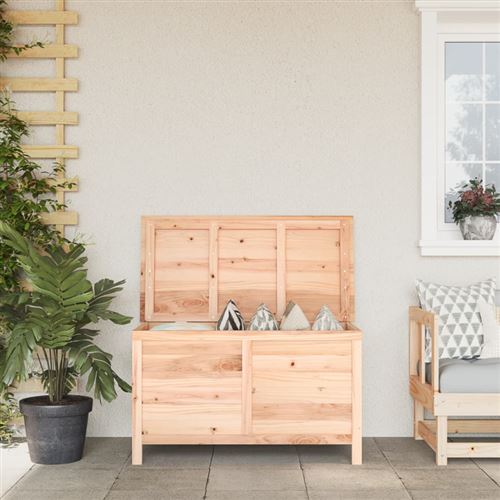 VidaXL - Boîte à coussins bois, One Size, Marron
