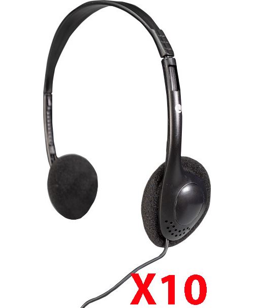 10 casques audio filaires LX-911