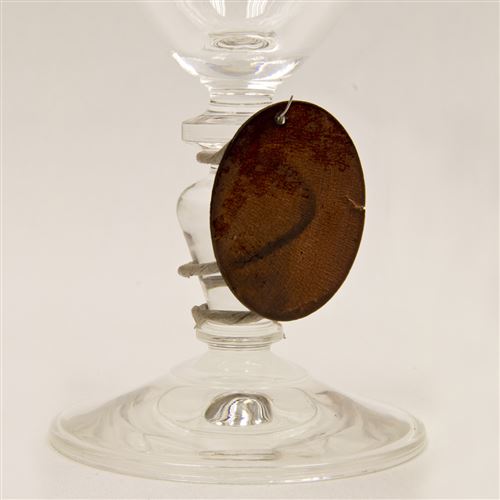 Lot de 6 Disques aspect coquillage coloris Marron - Diam : 4 cm