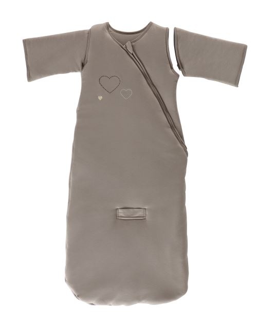 Gigoteuse Hiver Coeurs 3 en 1 P'tit Basile collection Savane et Coeurs (24-36 mois) - Chocolat