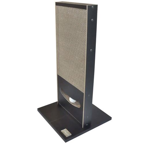 Quapas! Griffoir pour chat Play Noir 30x30x60 cm