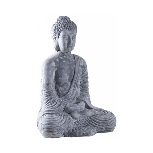 Aubry Gaspard - Bouddha assis fibre de ciment