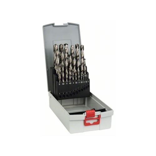 Set De 25 Forets à Métaux Rectifiés Hss-G Robust-Lines - Ø1 à 13Mm - Bosch - 2608587017