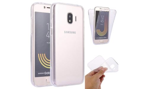 Coque souple avant-arrière transparente Galaxy J2-2018