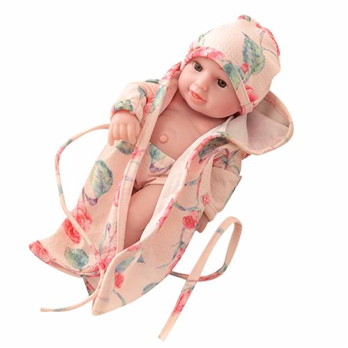 Poupées réalistes bébé fille avec des vêtements 10 pouces D -Multicolore