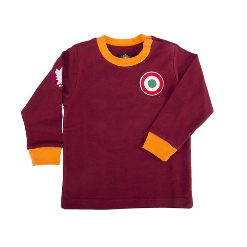 Maillot domicile manches longues baby AS Roma 9/12 mois Rouge
