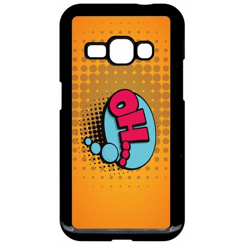 Coque Samsung Galaxy J1 2016 Modèle J1 2016 Oh Fond Orange