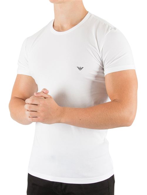 Emporio Armani Homme T-shirt d'équipage, Blanc