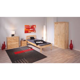 63 Sur Paris Prix Armoire 2 Portes Bois Massif Angel 190cm