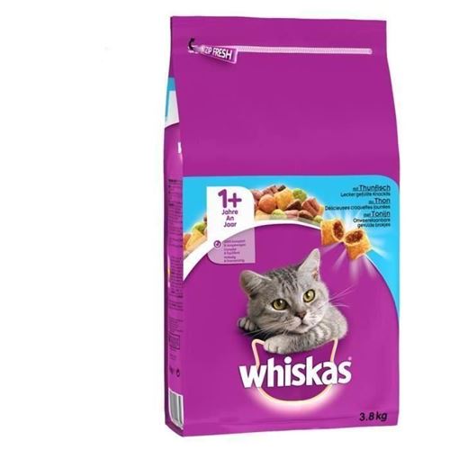 Meilleurs prix pour WHISKAS Croquettes au thon - Pour chat adulte