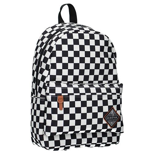 Skooter sac à dos Finish First 35 x 26 cm noir/blanc
