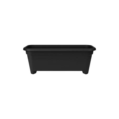 elho bac a plantes long green basics 60vivre noir - extérieur - l 26 x w 58,8 x h 21 cm